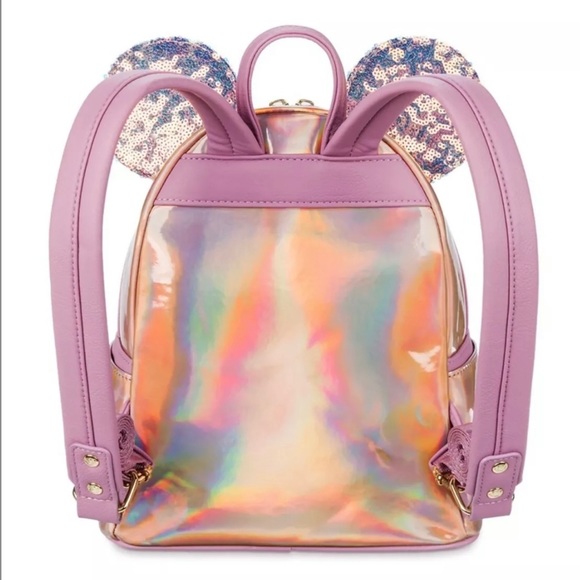 Minnie Mouse EARidescent Mini Backpack by Loungefly 50th Anniversary - Picture 3 of 4